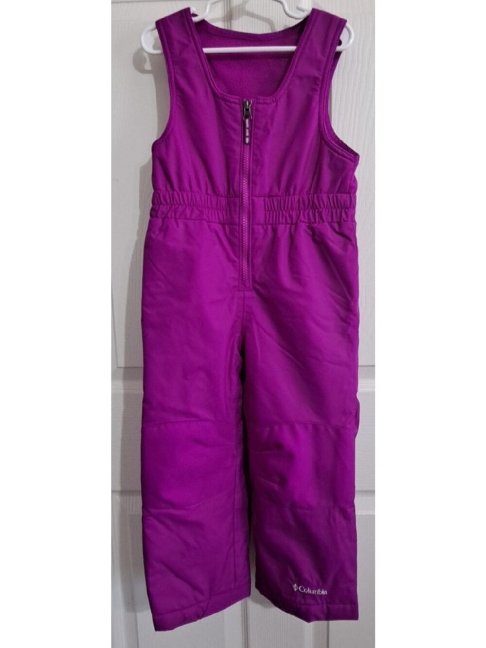 Columbia Girl's 4T Purple Zip Front Snow Pants With OutGrown System